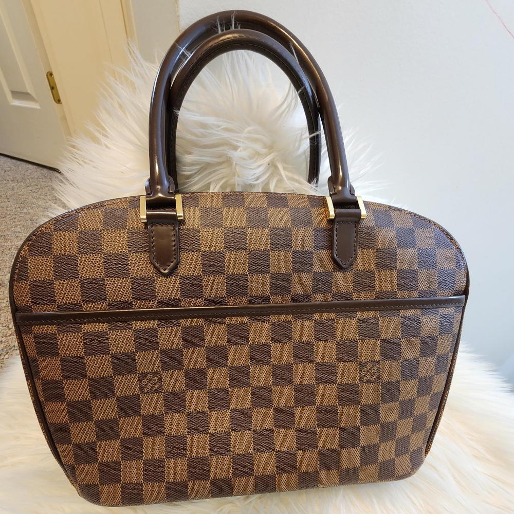 Louis Viutton Damier Ebene Sarria Horizontal Bag